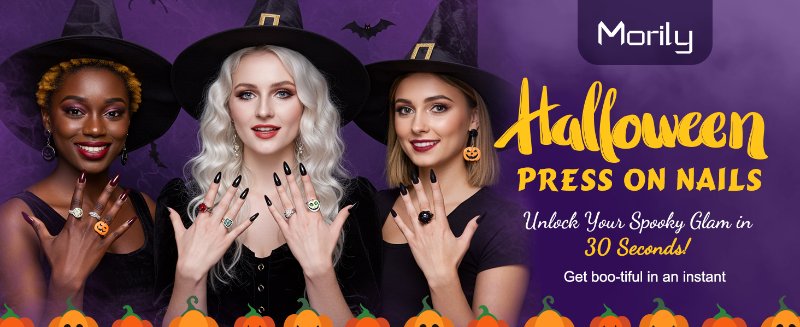 Morily Halloween Press on Nails