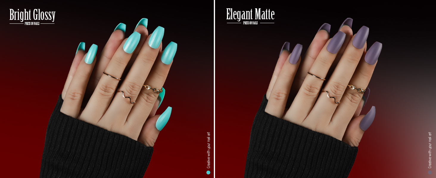 press on coffin nails