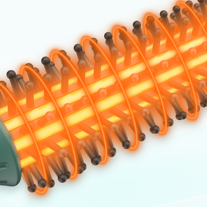 heat round hair brush