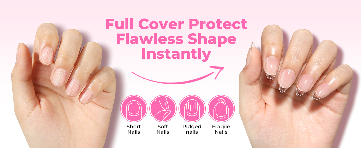 almond nail tips