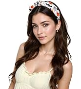 Halloween Headbands for Women Pumpkin Halloween Headband Spider Hair Accessories White Hairband w...