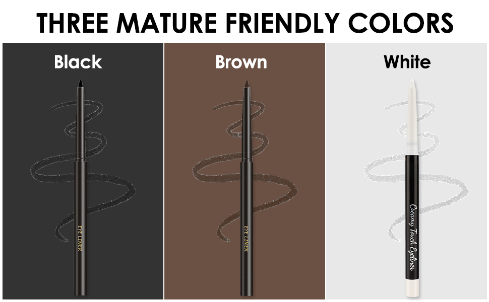 gel eyeliner pencil eyeliner eye liner brown eyeliner black eyeliner white eyeliner waterproof