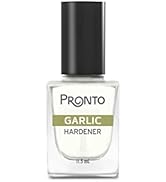 Pronto Garlic Hardener Nail Treatment. Base Coat and Top Coat Nail Strenghtener