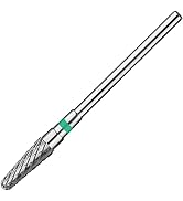 C12rtive Tapered Nail Drill Bits,Cone Shape Tungsten Carbide Electronic Nail Drill Bit for Acryli...