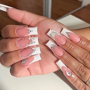 Long Coffin Press on Nails