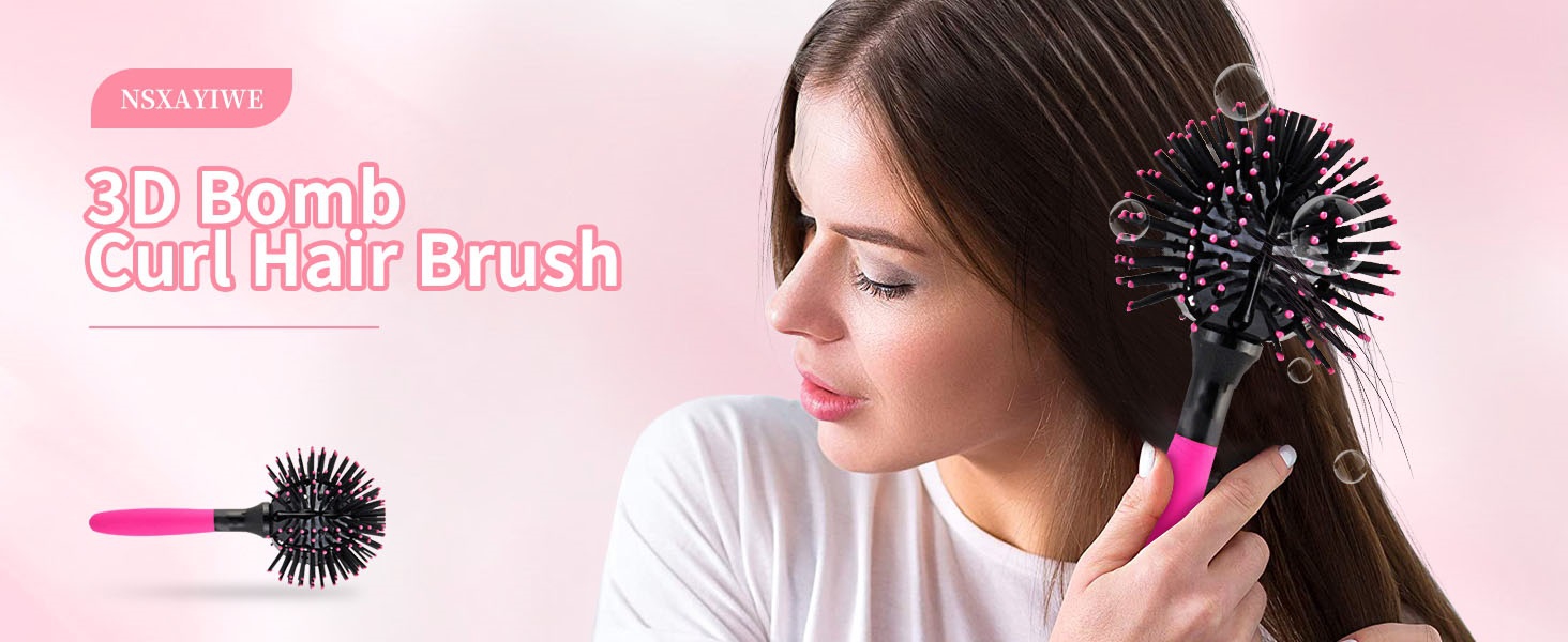 3D Bomb Curl Hair Brush