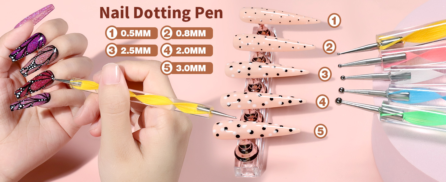 nail brushes kit
