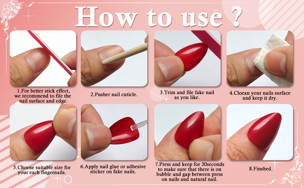 white press on nails short fake nails almond glue on nails black acrylic nails press ons