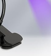 krofaue U V LED Nail Lamp - Flash Cure Lamp Quick Dryer Curing Light Foot Control Gooseneck U V L...