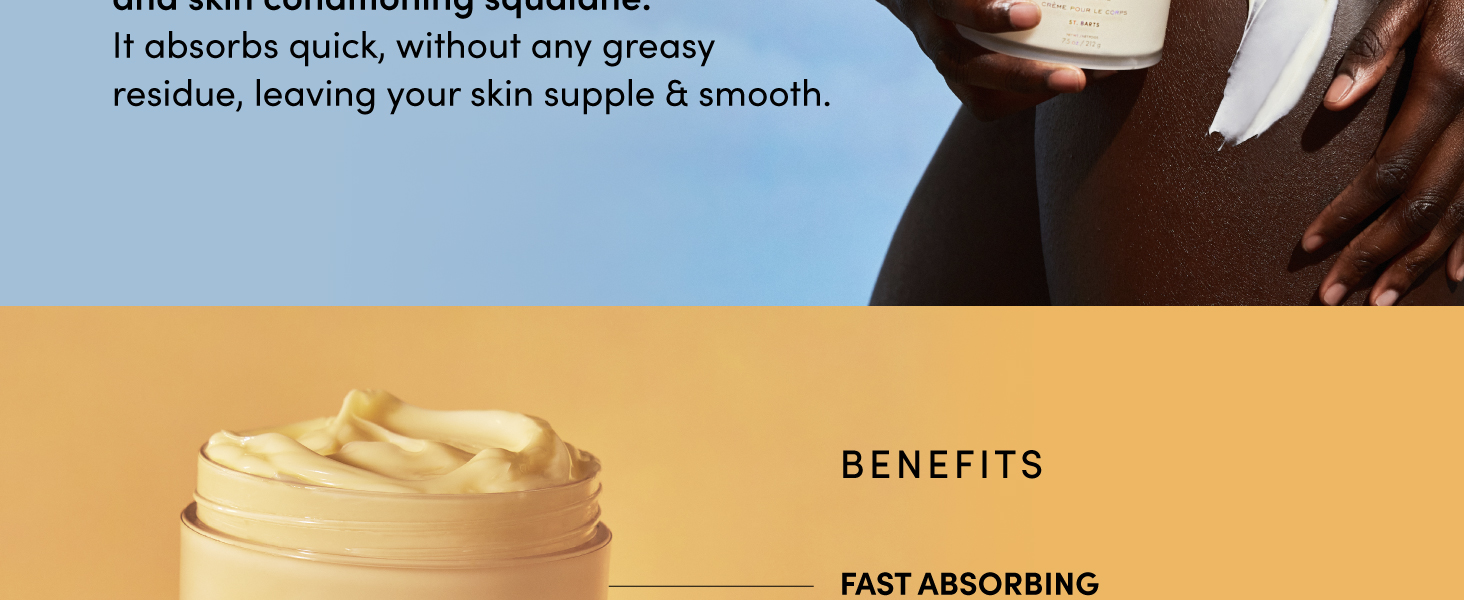 Made with skin-loving ingredients like coconut oil and squalane for soft, nourished skin