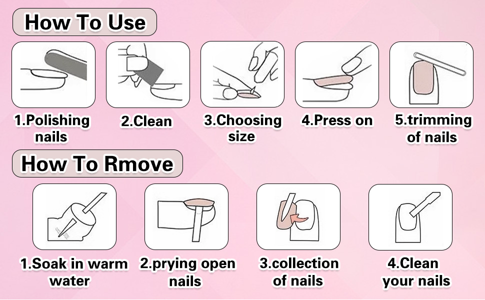 Press on Nails fantasy cute