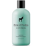 Pete & Pedro CONTROL Extra-Strength Dandruff & Anti-Itch Medicated Coal Tar Peppermint Tea Tree O...