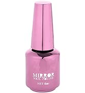 Xiahium 8ml Nail Polish with Mirror Effect Plating Chrome Metallic Nail Polish 1 Pack Quick Dry L...