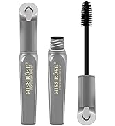 4D Silk Fiber Lash Black Mascara, Waterproof Lash Extensions Mascara - Natural Lengthening And Th...