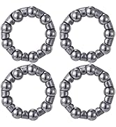 CustomyLife 4pcs 1/4 in x 9 Balls Bicycle Crank Ball Bearing Silver Bottom Bracket Bearings Bike ...