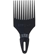 Jack Dean by Denman D17 Afro Comb/Curl Tamer Black