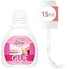 GELLAKTIK Super Strong Nail Glue for Press On Nails, 15ml Brush On Nail Glue for Acrylic Nails, Fake Nails & Nail Tips, Durable & Long-Lasting, Easy Application, Mess-Free & Travel-Friendly
