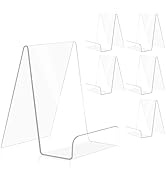 Acrylic Book Stand Clear Book Display Easel Holder for Displaying Tablets Newspaper Magazines Not...
