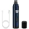 Casfuy Dog Nail Grinder Upgraded - Professional 2-Speed Electric Rechargeable Pet Nail Trimmer Painless Paws Grooming & Smoothing for Small Medium Large Dogs & Cats(Dark Blue)