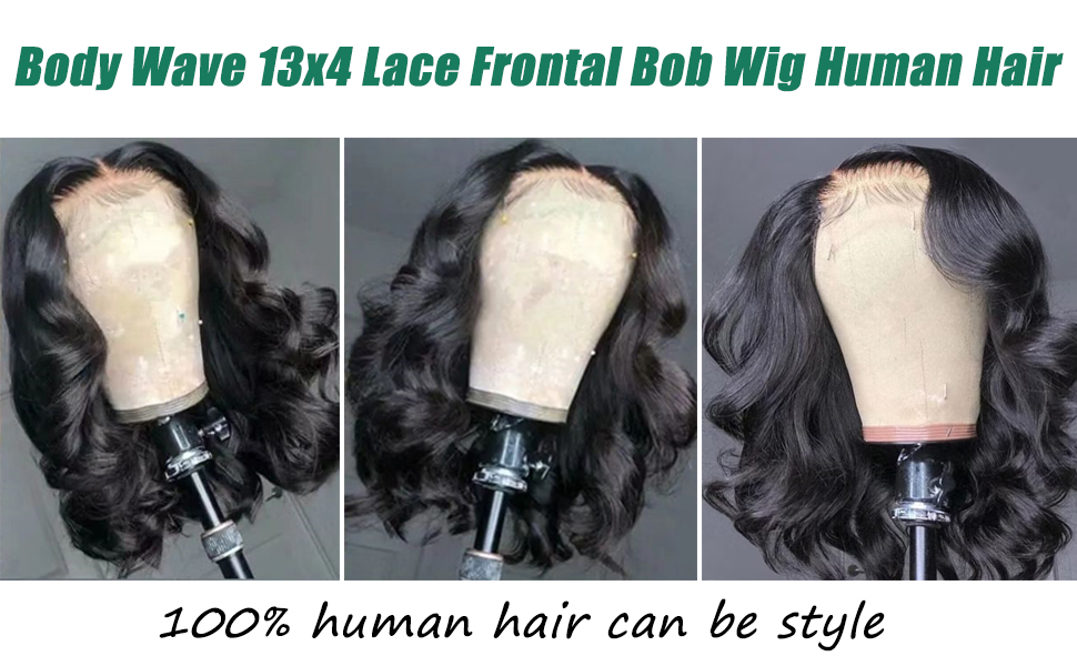 Bob wig human hair wig