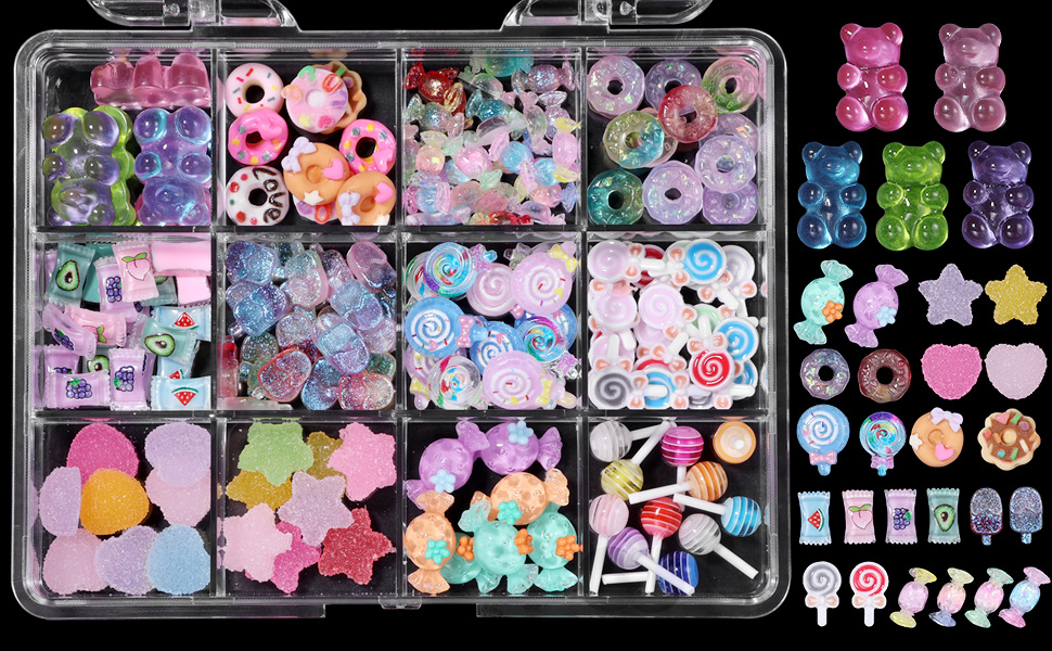 Candy Nail Charms