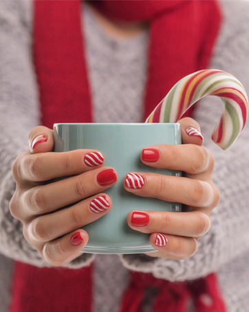 Christmas Stick on Nails,Christmas Glue on Nails,Christmas Nail Supplies