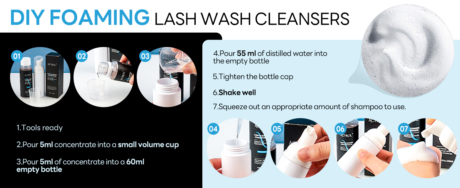 lash shampoo concentrate