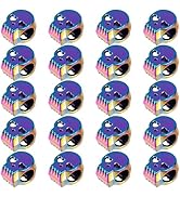 CustomyLife 20Pcs 0.4 Inch Colorful Skull Beads, Macroporous Spacer Beads, Metal Small Skeleton, ...