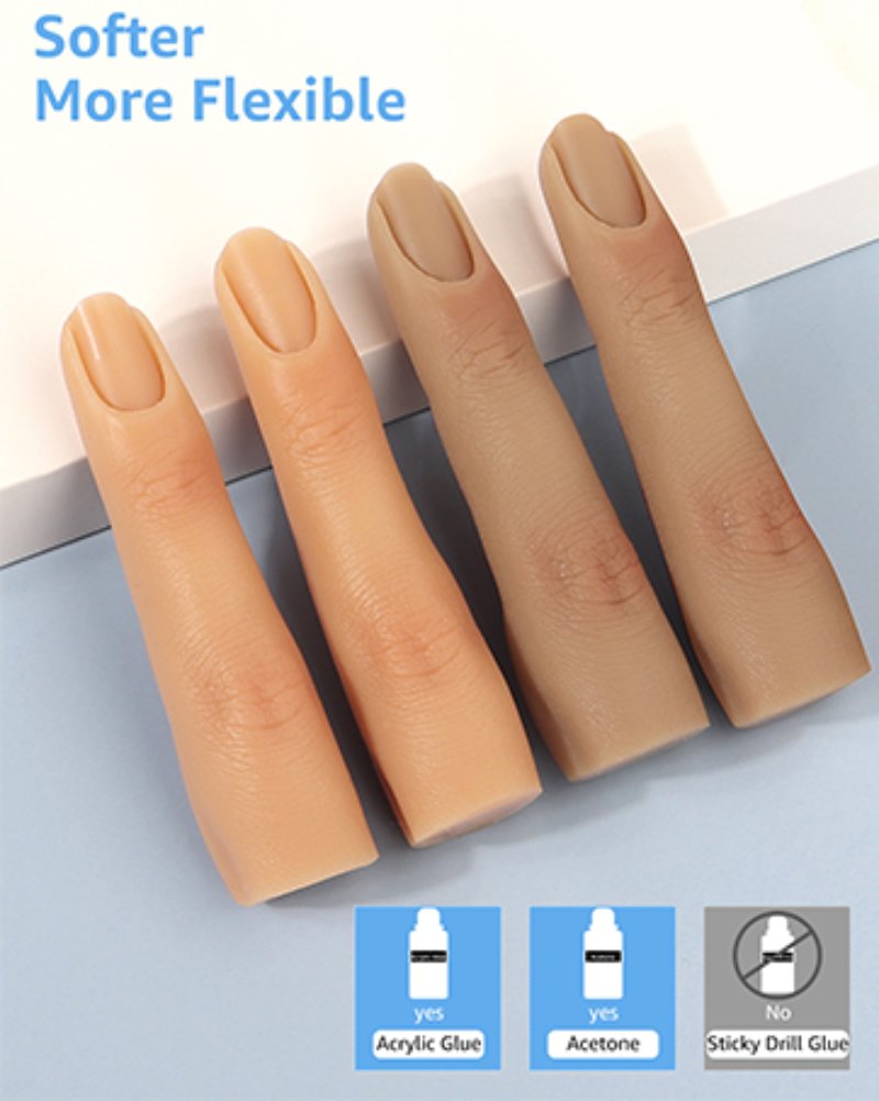 Silicone Nail Training Finger