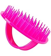 Denman (Pink) Scalp Massager and Detangling Hair Brush for Thick or Thin Hair, Curly or Straight ...