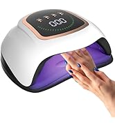 UV LED Nail Lamp with 72 Beads, 300W UV Light Nail Dryer for Gel Polish, Fast Gel Nails Curing La...