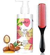 3-In-1 Styling Cream for Flyaways - Anti-Frizz Cream to Define All Hair Types & Textures - Add Sh...