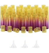 Kesell 20 Pieces 5ml Mini Spray Bottles Glass Perfume Atomizer Empty Refillable Fine Mist Spray B...