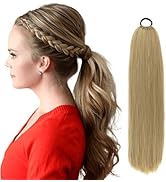 24inch Braiding Hair Ponytail Extensions With Tinsel DIY Jumbo Braids Hair Extensions for Braidin...