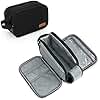 Wedama Toiletry Bag for Men, Handheld Travel Toiletry Bag, Waterproof Travel Bag for Toiletries, Thickened Polyester Travel Dopp Kit, Toiletries Bag for Travel Business Trips and Camping, Black