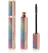 Starry Sky Waterproof Mascara Strong Black Long Lasting Smudge Proof Curling Thicking 4D Silk Fib...