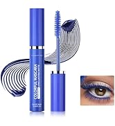 Xiahium Colored Mascara, 6 Colors Mascara Waterproof Long Lasting Thick Mascara Eyelashes Curling...