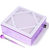 Gellen Nail Dust Collector with Reusable Filter, Professional 60w Nail Vacuum Cleaner for Acrylic...