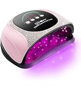 256W UV LED Nail Lamp, Nail Dryer for Gel Polish, 4 Timers UV Nail Lamp Professional Nail Light, ...