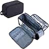ZEEMO Toiletry Bag for Men, Water-Resistant and Leak-Proof Dopp Kit with Large Capacity for Toiletries, Multi-Pocket 6L (Black), Travel Accessory
