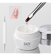 GAOY Rhinestone Glue for Nails, 15ml UV Gem Glue with Nail Art Brushes, for Charms Diamonds Jewel...