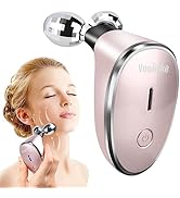 Microcurrent Facial Device, Vowleike Electrical Face Lift Sculpting Tool with Stand, Rechargeable...