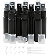 Kesell 10Pcs 10ml Spray Bottle Frosted Fine Mist Spray Bottle Refillable Perfume Atomizer Small B...