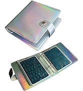 20 Slots Silver Laser Nail Art Stamp Plate Holder Stamping Plates Storage Bag Cases Rainbow Pract...