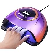 UV Light for Nails 288W Nail Curing Lamp with 66 LED Beads Nail Light for Gel Polish with LCD Dis...