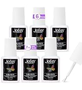 Jofay Fashion Super Strong Nail Glue for Nail Tips, 6PCS Brush On Nail Glue for Acrylic Nails and...