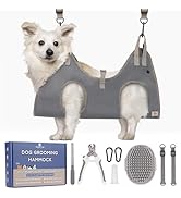 Dog Grooming Hammock & Grooming Kit for Dogs at Home | Dog Hammock for Nail Trim with Dog Toenail...