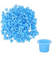 Tattoo Ink Caps, 1000pcs Tattoo Caps, 9mm Plastic Pigment Cup Ink Caps for Tattooing, Disposable ...