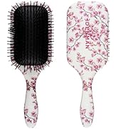 Denman Tangle Tamer Ultra (Cherry Blossom) Detangling Paddle Brush For Curly Hair And Black Natur...
