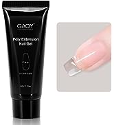 GAOY Poly Gel, 60g Nail Extension Gel, Clear Builder Gel Nail Enhancement Gel for Beginner & Prof...